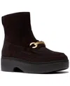 Fitflop F-luma Suede Boot In Brown