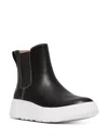 Fitflop F-mode Flatform Bootie In Black