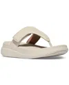 Fitflop F-mode Go Adjustable Platform Flip Flop In Paris Beige
