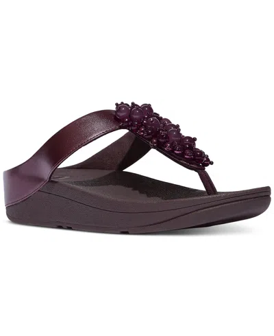 Fitflop Women's Fino Bauble-bead Toe-post Sandals