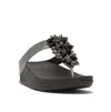 Fitflop Fino Bauble Bead Flip Flop In Black