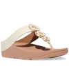 Fitflop Fino Platform Wedge Flip Flop In Paris Beig