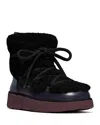Fitflop Women's Gen-ff X Roksanda Curly Shearling Ankle Boots In Black Mix