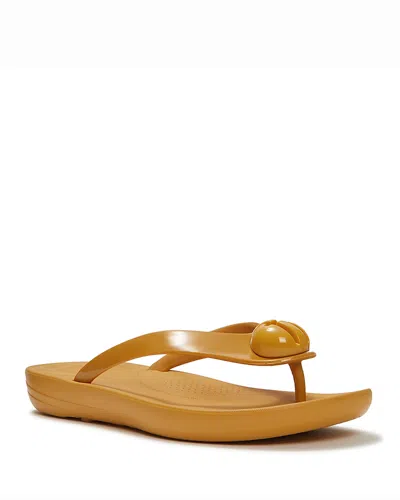 Fitflop Women's Iqushion Glossy Button Sandals In Multi