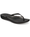 Fitflop Iqushion Sparkle Womens Flip-flop In Black