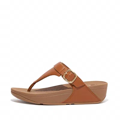 Fitflop Lulu Wedge Sandal In Brown