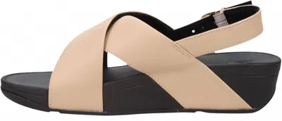 Fitflop Women's Lulu Cross Back-strap Sandals In Latte Beige In Neutral