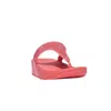 Fitflop Women's Lulu Crystal Embellished Sandals In Rosy Coral In Multi