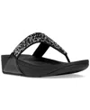 Fitflop Embellished Lulu Flatform Sandals 40 In All Black
