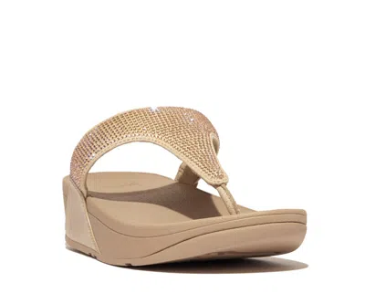 Fitflop Women's Lulu Embellished Sandals In Latte Beige