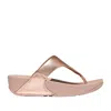 Fitflop Women's Lulu Leather Toe Post Sandal