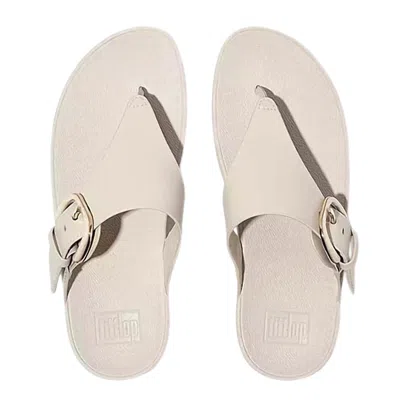 Fitflop Women's Platform Toe-post Sandal In Classic Beige In Neutral