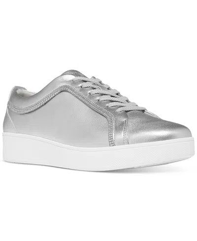 FITFLOP WOMEN'S RALLY CRYSTAL-TRIM LEATHER SNEAKERS
