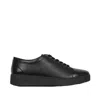Fitflop Woman Sneakers Black Size 7 Leather In Black