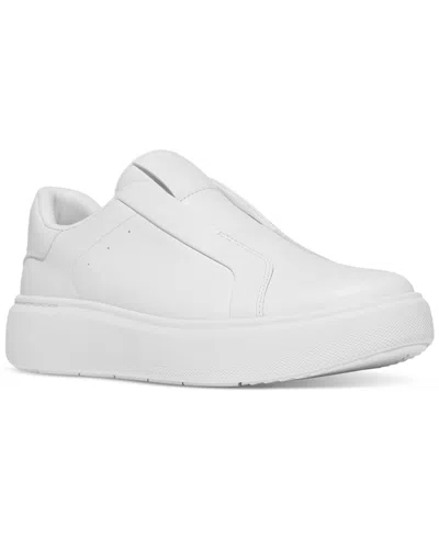 Fitflop Women's Rtg Leather Laceless Sneakers In White