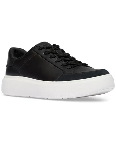 Fitflop Women's Rtg Leather Suede Sneakers In Black