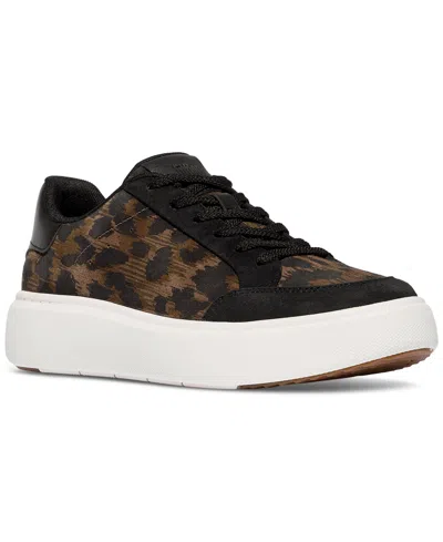 Fitflop Women's Rtg Leopard Suede Sneakers In Brown