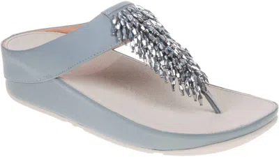 Fitflop Women's Rumba Toe-thong Sandal In Dove Blue
