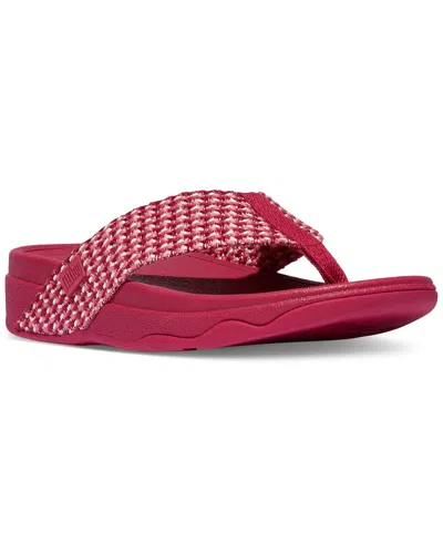 Fitflop Women's Surfa Multi-tone Webbing Toe-post Sandals