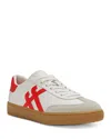 Fitflop The Dash T-toe Leather Sneakers In White