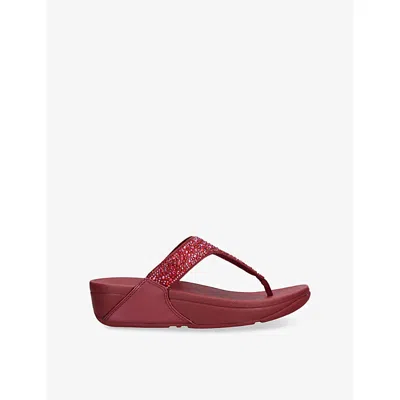 Fitflop Womens  Lulu Glitter Rubber Sandals