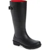 Fitflop Wonderwelly Waterproof Rain Boot In Black