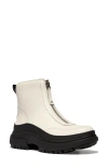 Fitflop Wylder Front Zip Bootie In Cream