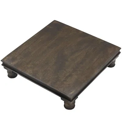 Fitz And Floyd Austin Craft Raised Mango Wood Serving Board, 12-inch In Expresso