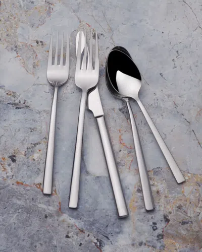 Fitz And Floyd Everly 20-piece Flatware Set In Grey