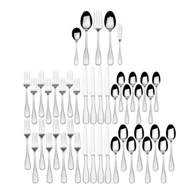 Fitz And Floyd Everyday Bistro Classic Silverware 45piece Service For Eight, Gray