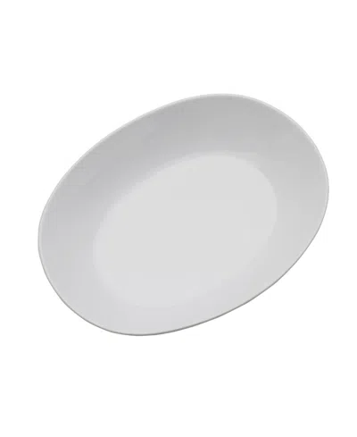 Fitz And Floyd Everyday Oval Serve Bowl In White