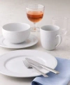 Fitz And Floyd Fitz Floyd Everyday Whiteware Bridal Table Collection In Clear