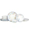 Fitz And Floyd Gracie 12 Pc. Dinnerware Set, Service For 4 In Multi