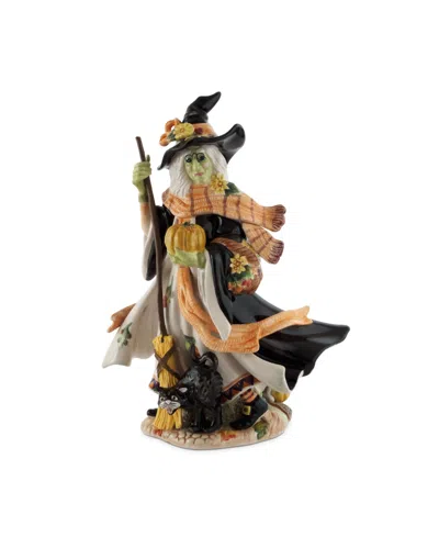 Fitz And Floyd Halloween Harvest Witch Figurine In Assorted
