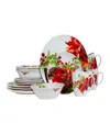 Fitz And Floyd Holiday Home 32-pc Dinnerware Set, Service For 8 In Assorted