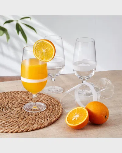Fitz And Floyd Organic Band Juice Glasses - Set Of 4 In Multi