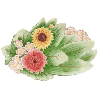 Fitz And Floyd Provence Large Platter, 18.75 Inch In Green