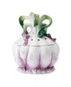 Fitz And Floyd Sicily Green Garlic Keeper In Assorted