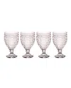 Fitz And Floyd Trestle Goblets, Set Of 4 In Gray