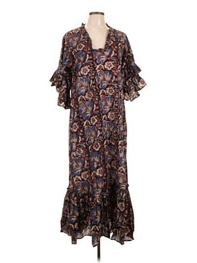 Pre-owned Fitzroy & Willa Casual Dress In Black
