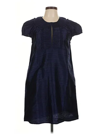 Pre-owned Fitzroy & Willa Casual Dress In Blue