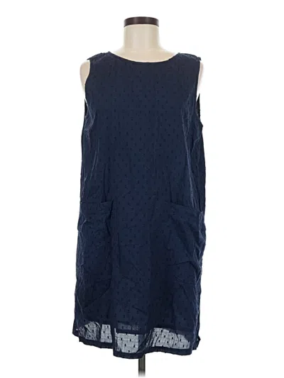 Pre-owned Fitzroy & Willa Casual Dress In Blue