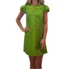 Fitzroy & Willa Shift Dress In Green In Green