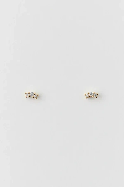Five And Two Jewelry Bliss Stud Earring In Gold, Women's At Urban Outfitters