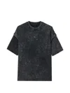Five Cm 스터드 디테일 티셔츠 In Black