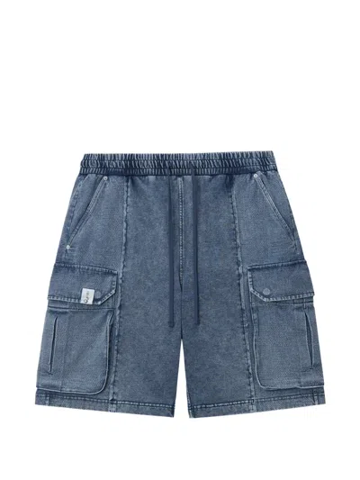 Five Cm Cargo Drawstring Shorts In Blue