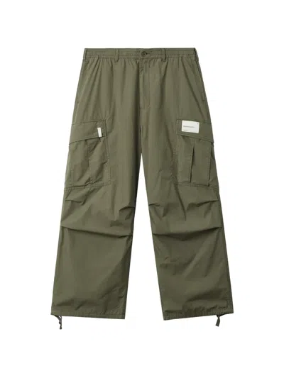 Five Cm Cargo Pocket Trousers In Green