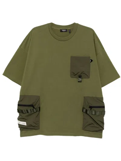 Five Cm T-shirt Mit Tasche In Grün