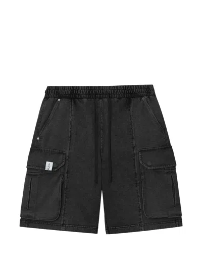 Five Cm Cargo Shorts In Black