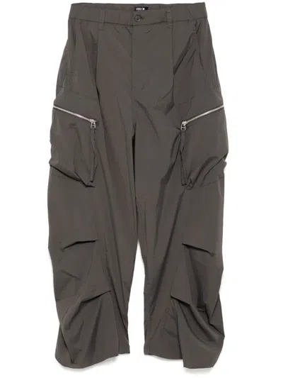 Five Cm Schmal Zulaufende Cargohose In Grau
